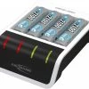 Akku-Ladegeräte Ansmann Comfort Smart Ladegerät Inkl. 4x AA 2.100 MAh Akkus Schwarz/weiß