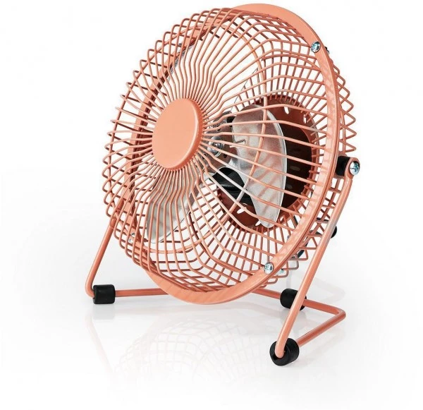 Ventilatoren Nedis FNDK1PK15 Mini-Ventilator (15cm) Tischventilator Retro-rosa 7 Ventilatoren Nedis FNDK1PK15 Mini-Ventilator (15cm) Tischventilator Retro-rosa – Bild 5