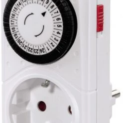 Zeitschaltuhren Hama Mechan. Tages-Zeitschaltuhr "Mini" Weiß