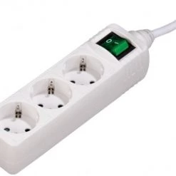 Steckdosen, Kabel Hama Steckdosenleiste 3-fach (3 M) Weiß