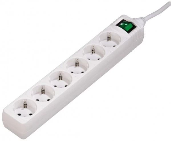 Steckdosen, Kabel Hama Steckdosenleiste 6-fach (1,4 M) Weiß 3 Steckdosen, Kabel Hama Steckdosenleiste 6-fach (1,4 M) Weiß