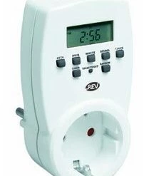 Zeitschaltuhren REV Zeitschaltuhr Digital Weiß