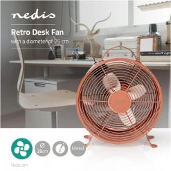 Ventilatoren Nedis FNCL10PK20 Retro (25cm) Tischventilator Retro-rosa -Haustechnik Verkäufe 3e2ab057 53de 48b2 baf2 e09dfe470a50 600x600