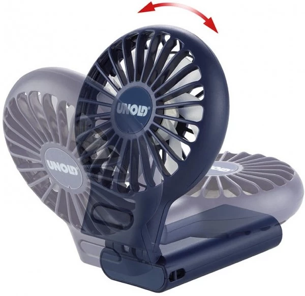 Ventilatoren Unold 86648 Handventilator Breezy Fold Blau 5 Ventilatoren Unold 86648 Handventilator Breezy Fold Blau – Bild 3