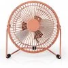 Ventilatoren Nedis FNDK1PK15 Mini-Ventilator (15cm) Tischventilator Retro-rosa