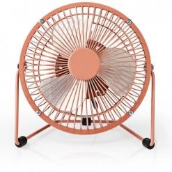 Ventilatoren Nedis FNDK1PK15 Mini-Ventilator (15cm) Tischventilator Retro-rosa