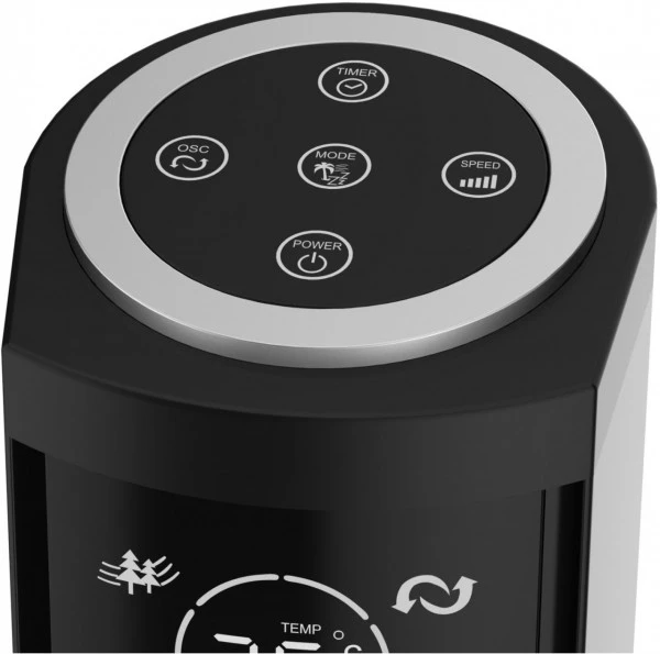 Ventilatoren SHE SHE121TU2002F Turmventilator Schwarz 6 Ventilatoren SHE SHE121TU2002F Turmventilator Schwarz – Bild 4