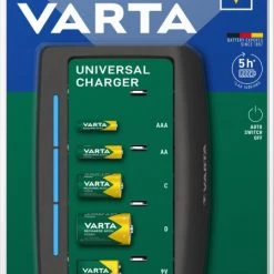 Akku-Ladegeräte Varta Universal Charger Schwarz