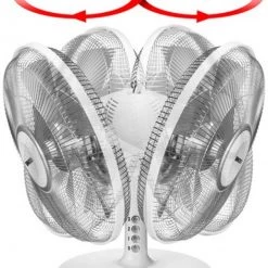 Ventilatoren Unold 86815 Tischventilator Silverline Weiß/silber