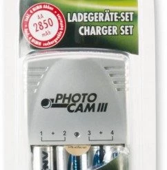Akku-Ladegeräte Ansmann Photo Cam III Akku-Ladegerät Silber