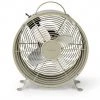 Ventilatoren Nedis FNCL10GY20 Retro (25cm) Tischventilator Grau