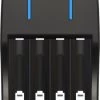 Akku-Ladegeräte Varta Plug Charger Inkl. 4x AA 2100mAh Ladegerät Schwarz