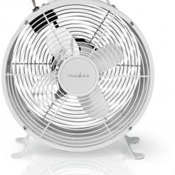 Ventilatoren Nedis FNCL10WT20 Retro (25cm) Tischventilator Weiß