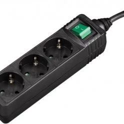 Steckdosen, Kabel Hama Steckdosenleiste 3-fach (1,4 M) Schwarz