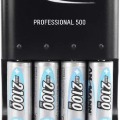 Akku-Ladegeräte Ansmann Professional 500 Akku-Ladegerät Inkl. 4x AA 2100mAh NiMH