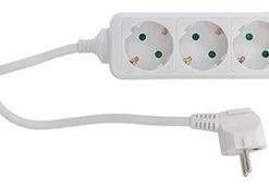 Steckdosen, Kabel REV Steckdosenleiste 3-fach (1,4m) Weiß