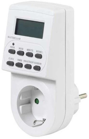 Zeitschaltuhren Vivanco DT 1 Zeitschaltuhr Weiß 3 Zeitschaltuhren Vivanco DT 1 Zeitschaltuhr Weiß