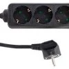 Steckdosen, Kabel REV Steckdosenleiste 3-fach (1,4m) Schwarz