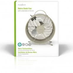 Ventilatoren Nedis FNCL10GY20 Retro (25cm) Tischventilator Grau -Haustechnik Verkäufe c3be17f0 03a6 4638 812c f50526d97901 600x600