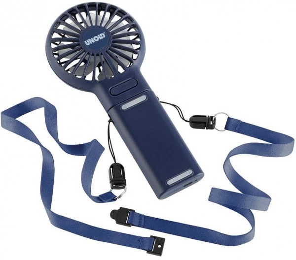 Ventilatoren Unold 86648 Handventilator Breezy Fold Blau 4 Ventilatoren Unold 86648 Handventilator Breezy Fold Blau – Bild 2