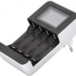 Akku-Ladegeräte Hama Delta LCD Premium Akku-Ladegerät Schwarz