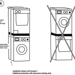 Einbauzubehör Haushaltsgeräte XavaX Universeller-Zwischenbausatz Waschmaschinen/Trockner Zubehör -Haustechnik Verkäufe d87caeaf 39ef 4328 8033 a45c2d63f303 600x600