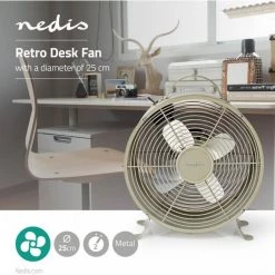 Ventilatoren Nedis FNCL10GY20 Retro (25cm) Tischventilator Grau -Haustechnik Verkäufe dbb3f55b 8f3c 4829 a26d 18715f392cff 600x600