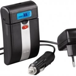 Akku-Ladegeräte Hama Delta Ovum LCD Ladegerät Schwarz