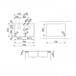 Armaturen Smeg VR12S3434RS Spüle Edelstahl -Haustechnik Verkäufe e8dd7fbb fc89 40df 9baa dc3a55856dd7 600x600