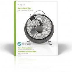 Ventilatoren Nedis FNCL10GM20 Retro (25cm) Tischventilator Stahlgrau -Haustechnik Verkäufe f23d13f8 6560 4102 beab c4451b2de123 600x600