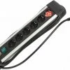 Steckdosen, Kabel Brennenstuhl Steckdosenleiste 6-fach (3m) Premium-Alu-Line Mit Schalter Aluminium/schwarz